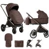 Kočárek kombinovaný ADAMEX Bianco - 13 Chocolate Brown