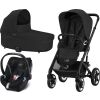 Trojkombinace Cybex Talos S Lux Black 3v1 - Moon Black
