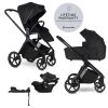 Kombinovaný kočárek EASYWALKER Zoey + autosedačka Cybex 3v1 - Pure Black