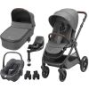 Maxi-Cosi Oxford kočárek akční set - korbička Oria + Pebble 360 + FamilyFix 360 Pro - Select Grey