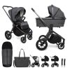 Kombinovaný kočárek Muuvo Quick SE 2 - Diamond Graphite