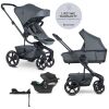 Kombinovaný kočárek Easywalker Harvey5 Premium set XXL Mineral Grey + CYBEX Aton B2 i-Size + Isofix základna