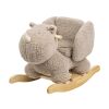NATTOU Houpačka Teddy plyš 10m+ nosorožec taupe