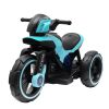 Dětská elektrická motorka Baby Mix POLICE - modrá 