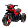 Dětská elektrická motorka Baby Mix POLICE - Červená