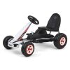 Dětská šlapací motokára Go-kart Milly Mally Viper - Bílá