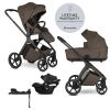Kombinovaný kočárek EASYWALKER Zoey + autosedačka Cybex 3v1 - Chestnut Brown