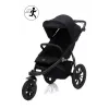 Sportovní kočárek Fillikid Jogger Run Air - Black melange