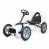 Dětská šlapací motokára Go-kart Baby Mix Buggy - Bílá