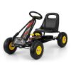 Dětská šlapací motokára Go-kart Milly Mally Thor - Černá