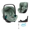 Set autosedačka Britax Römer Baby-Safe 3 i-Size+Flex Base 5Z+ autosedačka Dualfix 3 i-Size - Jade Green