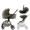 Kombinovaný kočárek Britax Rio + hluboká korba + autosedačka Baby-Safe PRO - Lux Urban Olive