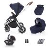 Set kočárek Zopa Move+ korba+adaptéry+autosedačka - Sky Blue/Silver