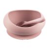Silikonová miska ZOPA se zvýšenými okraji a přísavkou - Old Pink
