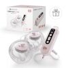 Odsávačka mateřského mléka KINDERKRAFT Double Hands-free Gentle Flow - Pink