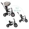 QPLAY Tříkolka Rito air gel (Rubber) věk 10-72 měsíců - Grey