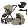 PETITE&MARS ICON AIR SET LITE kočárek + autosedačka Cybex 3v1 - Mossy Green