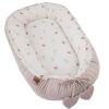 EKO Hnízdo pro miminko VELVET - Beige Meadow