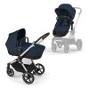Kočárek Cybex Eos Lux 2v1 - Silver/Ocean Blue