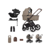 Kočárek Venicci Tinum Upline 2 - SE Powder + autosedačka Cybex Aton B + isofix base