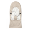 BabyBjörn Potah na lehátko - Soft Beige/Grey Woven