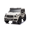 Elektrické autíčko Mercedes G63 AMG 2x24V 4x200W XXL - Bílé