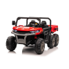 Elektrické autíčko Farmer Truck 24V 4x200W s dálkovým ovládáním - Červené