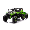 Elektrické autíčko Buggy UTV 4x4 s vlečkou 24V 4x200W dálkové ovládání - Zelené