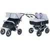 EASYWALKER Duo Plus kombi - Black Silver