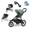 Akční set kočárek Thule Urban Glide 3 + pláštěnka, madlo, moskytiera - Mist Green