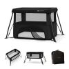 KINDERKRAFT Cami cestovní postýlka - Black
