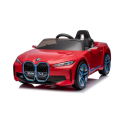 Elektrické autíčko BMW i4 12V7Ah dálkové ovládání - Červené