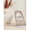 BabyBjörn lehátko Balance soft - Grey Beige/White mesh
