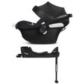 Kočárek Venicci Tinum Upline 2 - All Black + autosedačka Cybex Aton B + isofix base