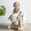 NATTOU Houpačka Teddy plyš 10m+ ovečka ecru