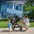 Kočárek kombinovaný KINDERKRAFT Esme Pro 3v1 - Moonlight Grey
