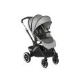 JANÉ Kočárek 3v1 JANÉ Crosslight + korba Micro Pro + autosedačka Koos Isize - Dim Grey