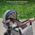 Kočárek kombinovaný KINDERKRAFT Esme Pro 3v1 - Moonlight Grey