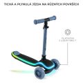 KINDERKRAFT Raket kolobežka tříkolová svítící - Blue