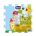 Hračka puzzle pěnové Chicco 30x30 cm, 9 ks, 12m+