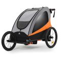 KINDERKRAFT NAVA 3v1 vozík na kolo a sportovní kočárek - Sunny Orange
