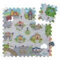 Hračka puzzle pěnové Chicco 30x30 cm, 9 ks, 12m+