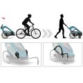 Cybex Zeno Bike přívěs za kolo a kočárek 2v1 - Mid Turquoise