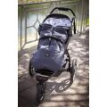 Emitex fusak 2v1 jaro-léto Cocoon Softshell - Black + Forest Blossom
