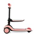 Odrážedlo a koloběžka 2v1 Kinderkraft Halley - Rose Pink