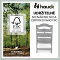 ŽIDLIČKA HAUCK ALPHA+ set 2v1 s polstrováním - Grey