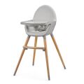 Jídelní židlička Kinderkraft FINI 2 - Grey