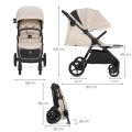 Kočárek Kinderkraft Mitzy - Dune Whisper Bizuu