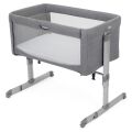 Polohovací postýlka Joie Roomie Glide - Foggy gray