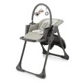Židlička jídelní KINDERKRAFT Tummie - Grey 